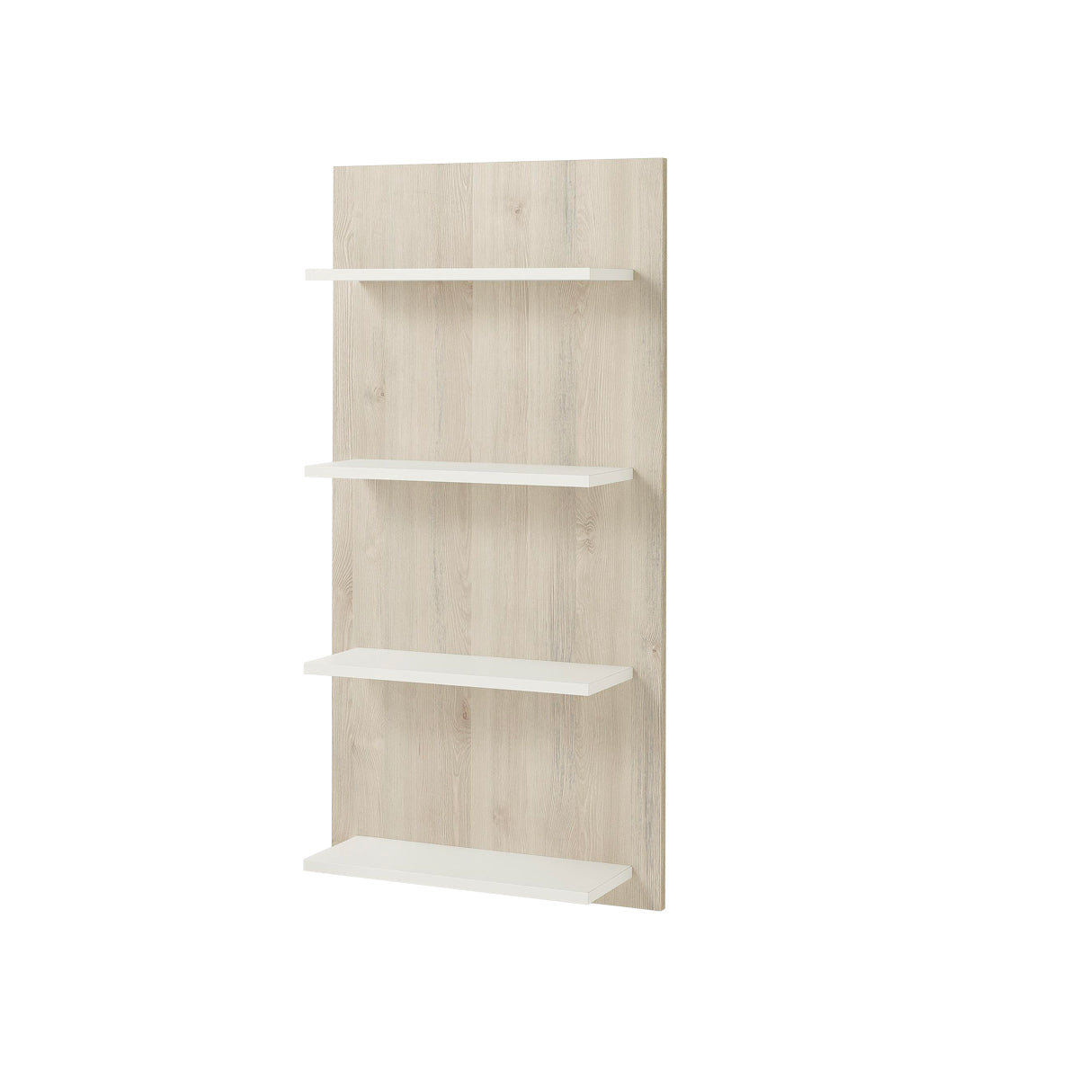 Wall Display with Natural Larch Shelves