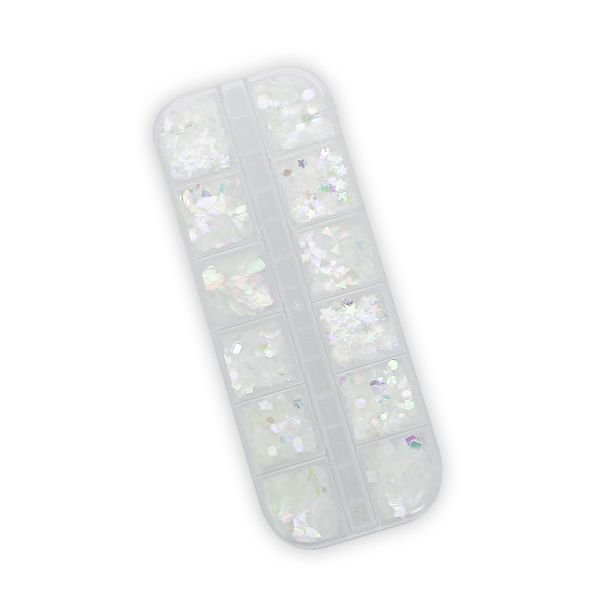 Aurora Effect Sequin Nail Art