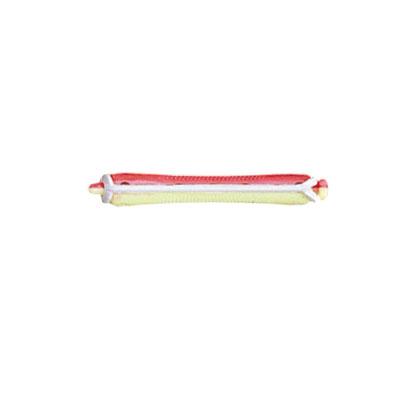 Yellow/red perm curlers