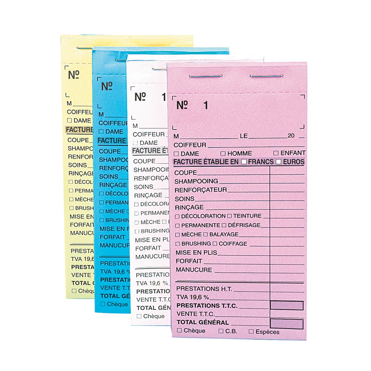 Receipt Book Blanks x10pcs