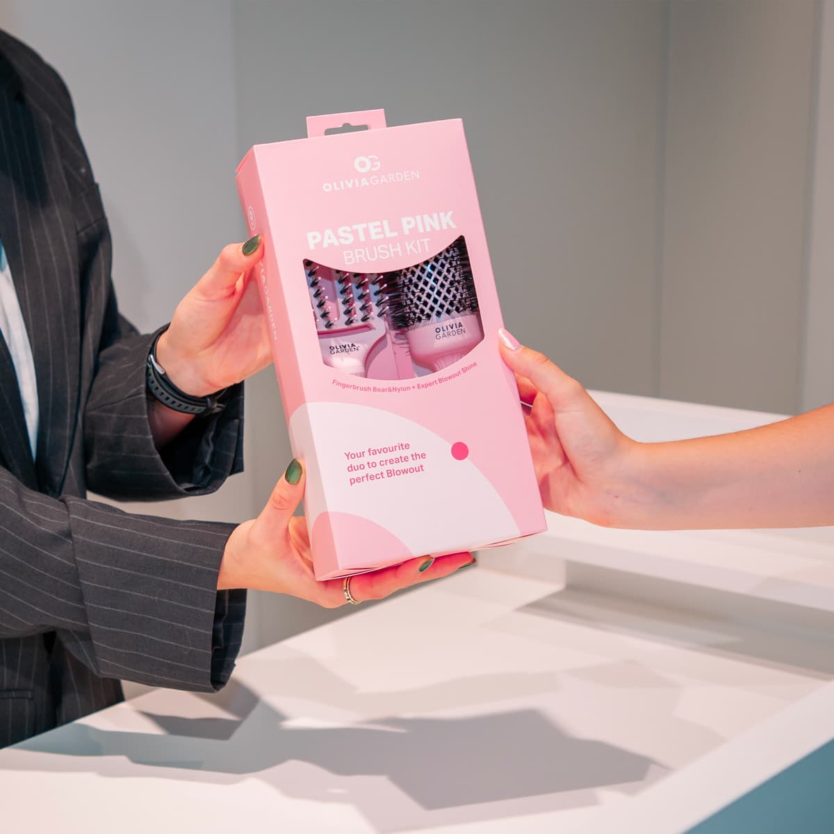 Coffret 2 Brosses Pastel Pink