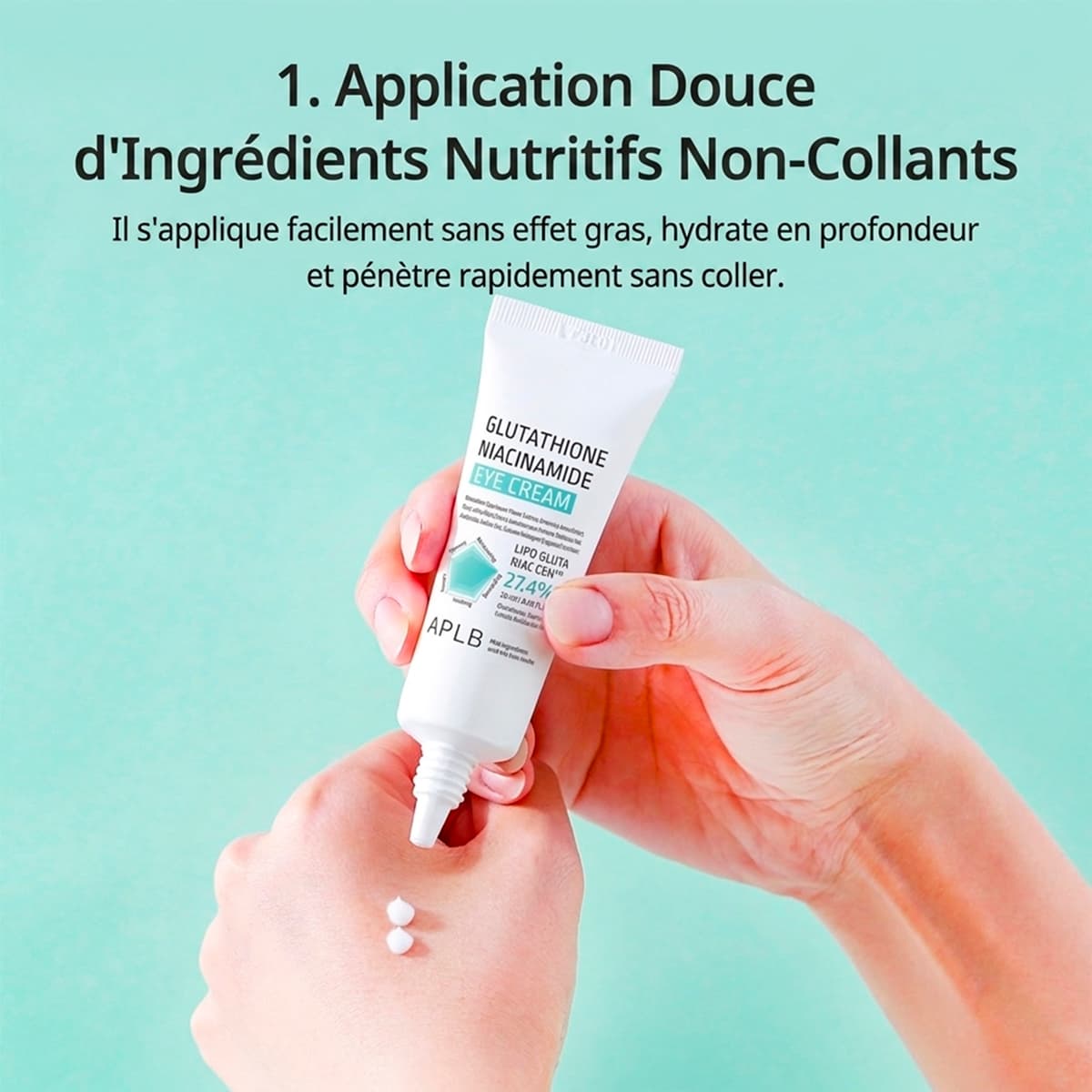 Crème Contour des Yeux Glutathione Niacinamide