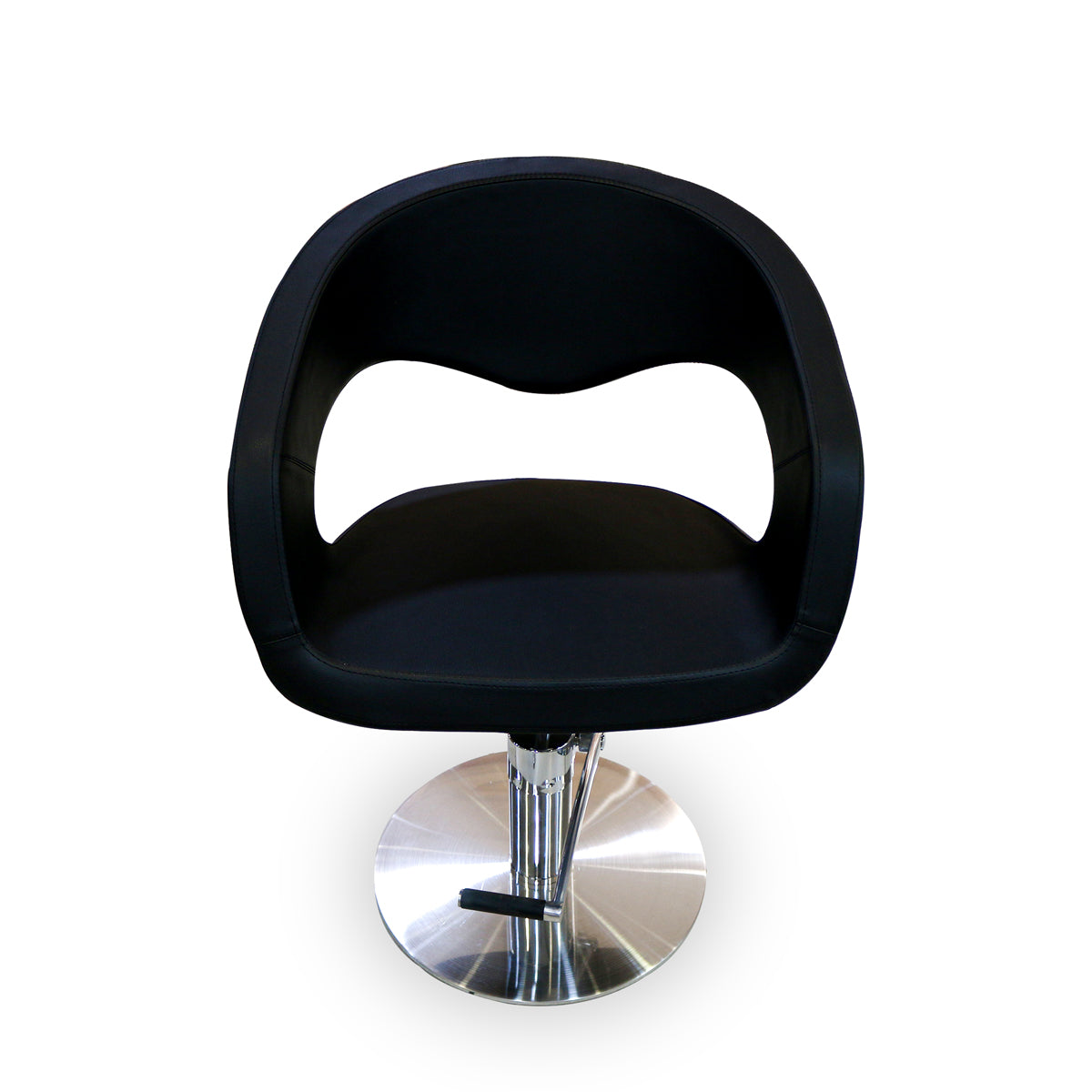 Fauteuil de Coiffure VELGANO Noir base Ronde