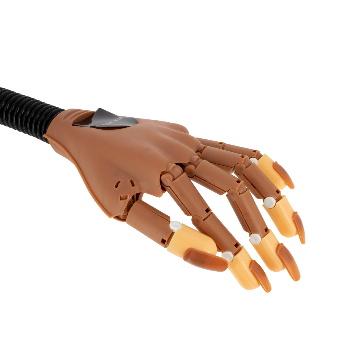 Flexible articulated practice hand + 100 nails