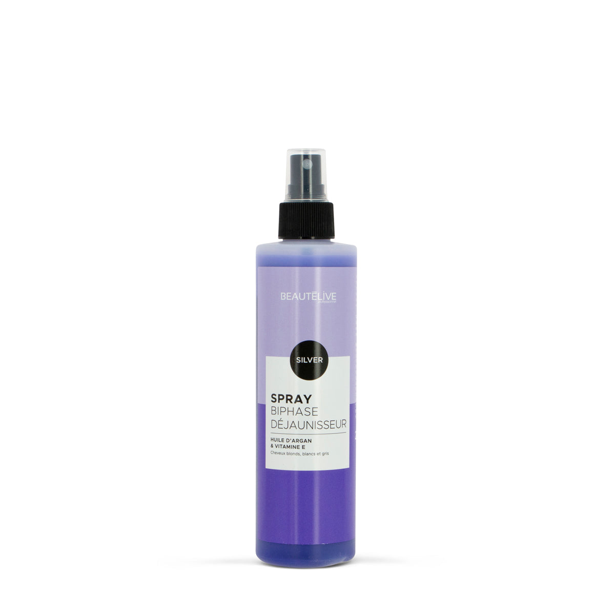 Biphasic toning spray