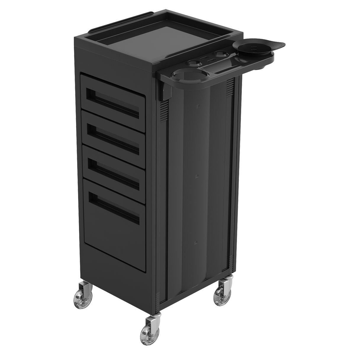Giulia Black 4-Drawer Coloring Table + Bowl Rest