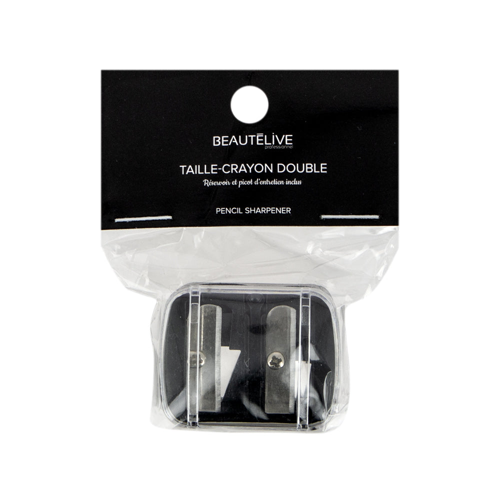 Double sharpener with reservoir