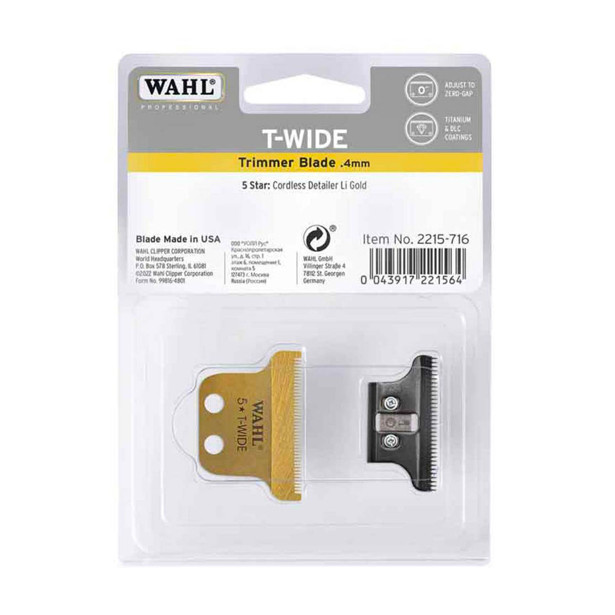 Gold Detailer T-Wide Cutter Head