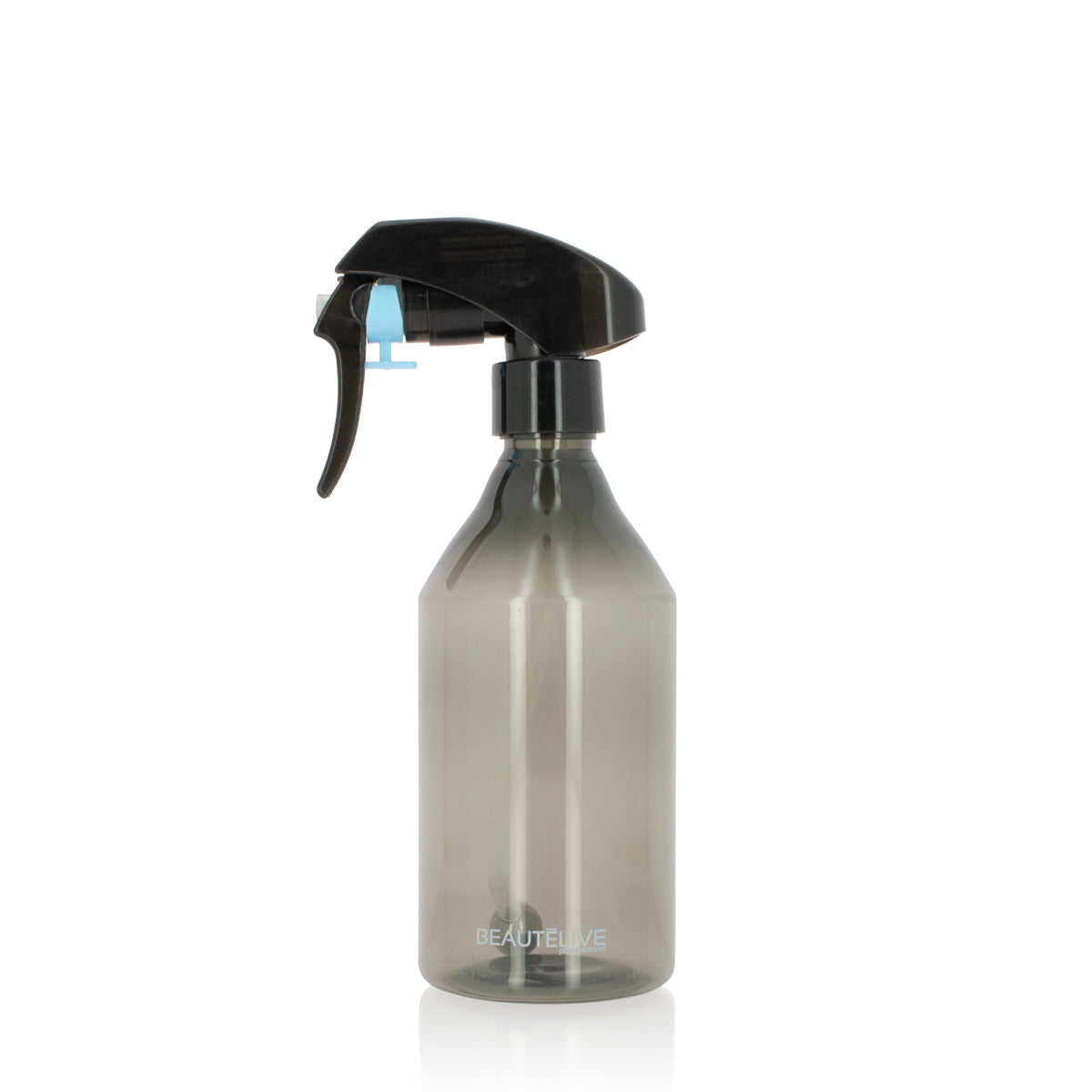 Black plastic spray bottle 300ml