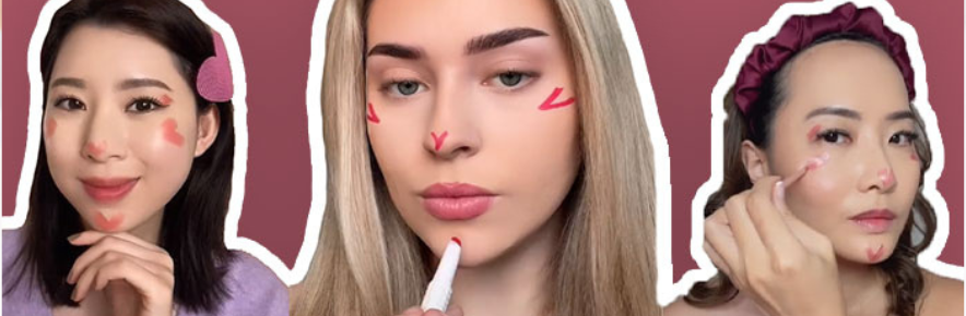 tendance make up douyin blush