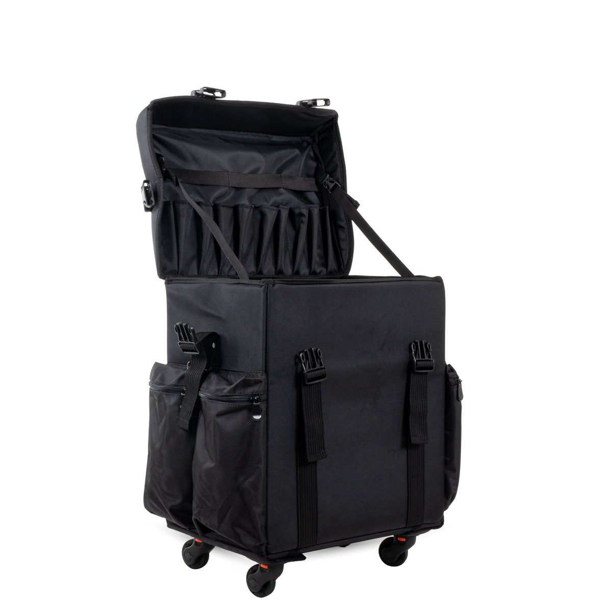 Black suitcase with large MEXICO compartment