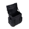 Black suitcase with large MEXICO compartment