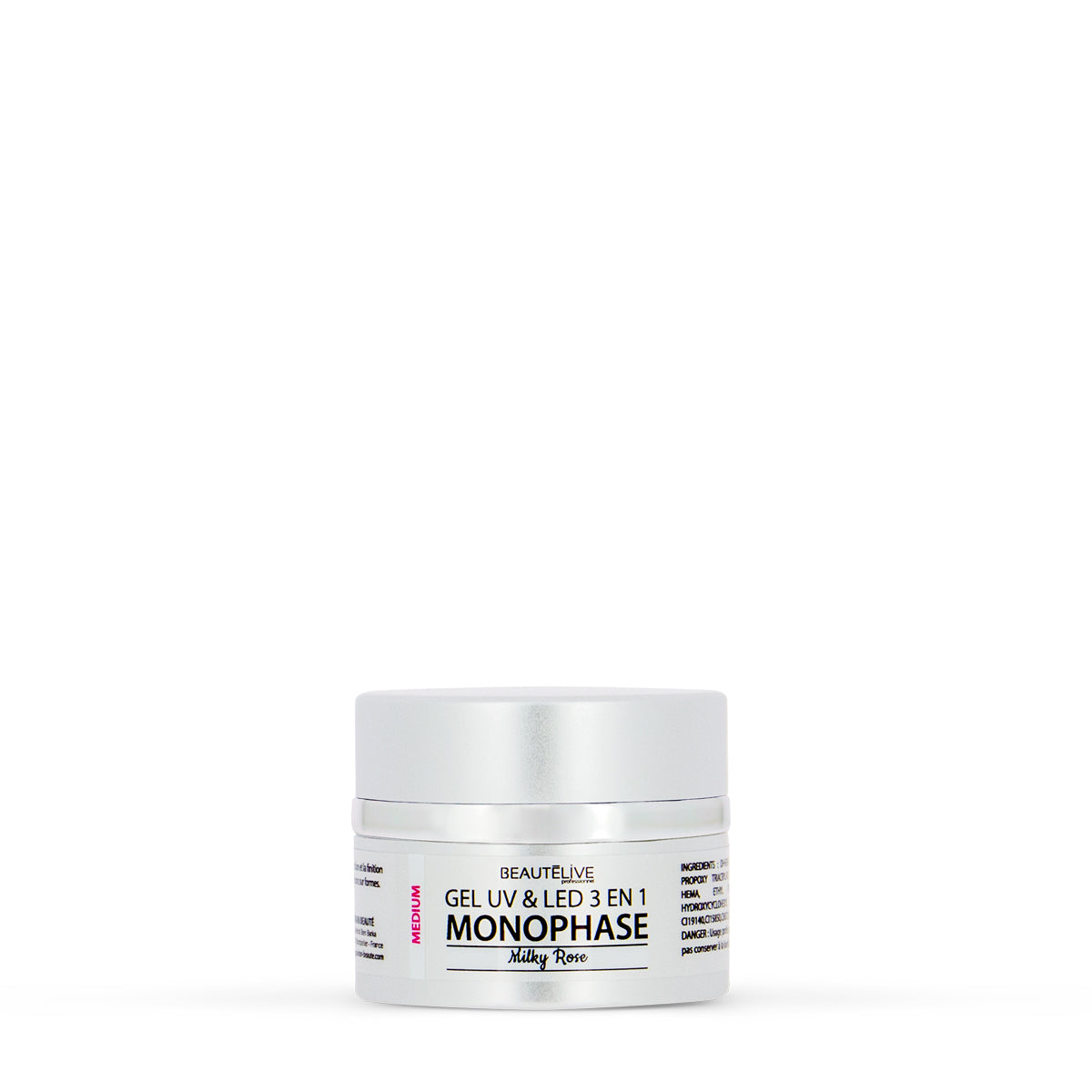 Gel UV & LED 3en1 Medium Milky Rose