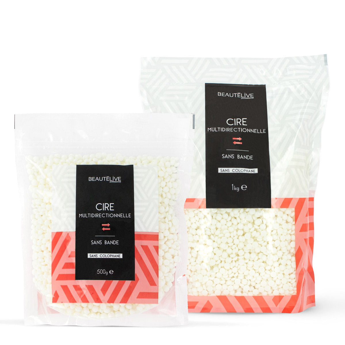Multi-Directional Strip-Free Wax Coconut Sachet