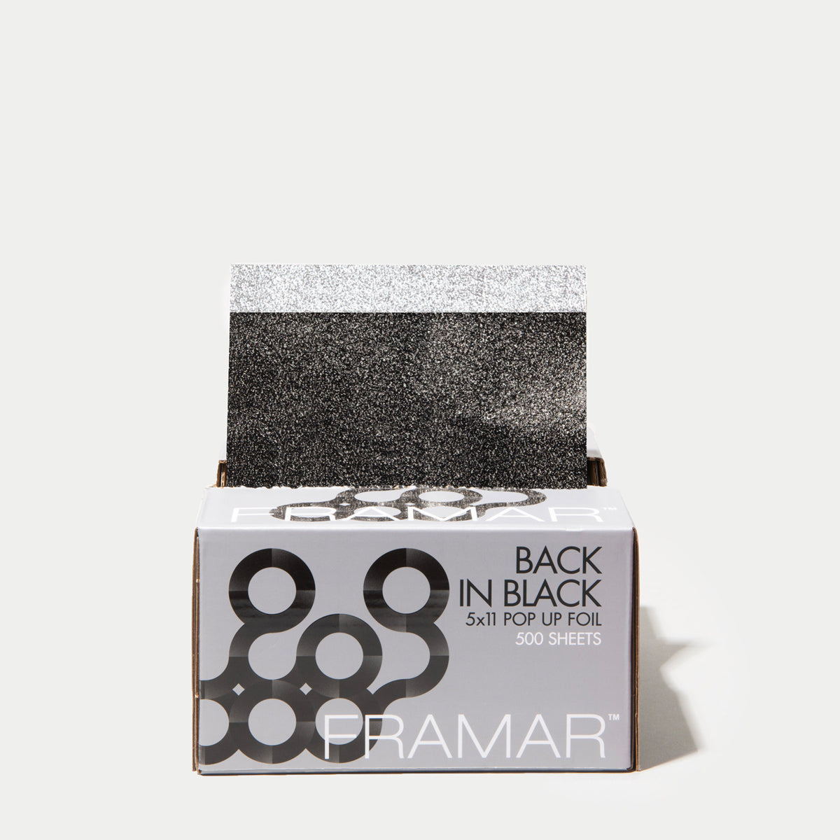 Black Aluminum Foil 500 Sheets 12x30cm