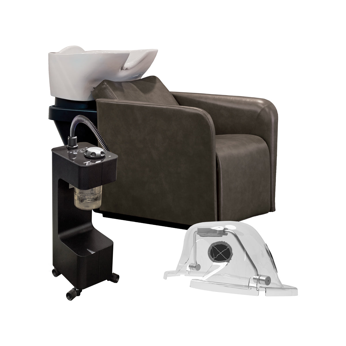 ALU WASH Air Massage Basin + IGLOO SHIRODARA + Vapomist 1