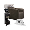 ALU WASH Air Massage Basin + IGLOO SHIRODARA + Vapomist 1