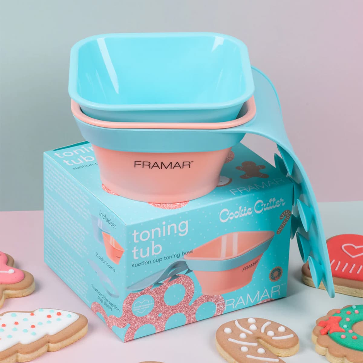 Suction Bowl Cookie Cutter X2