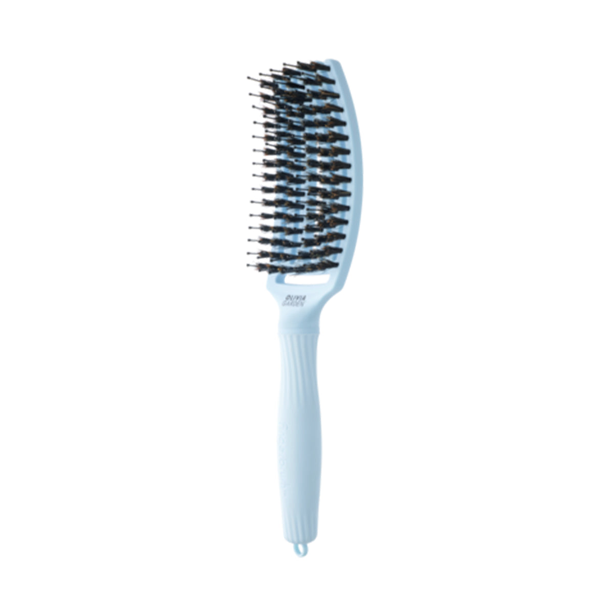Brosse Fingerbrush Poils de sanglier & Nylon Bleu Pastel