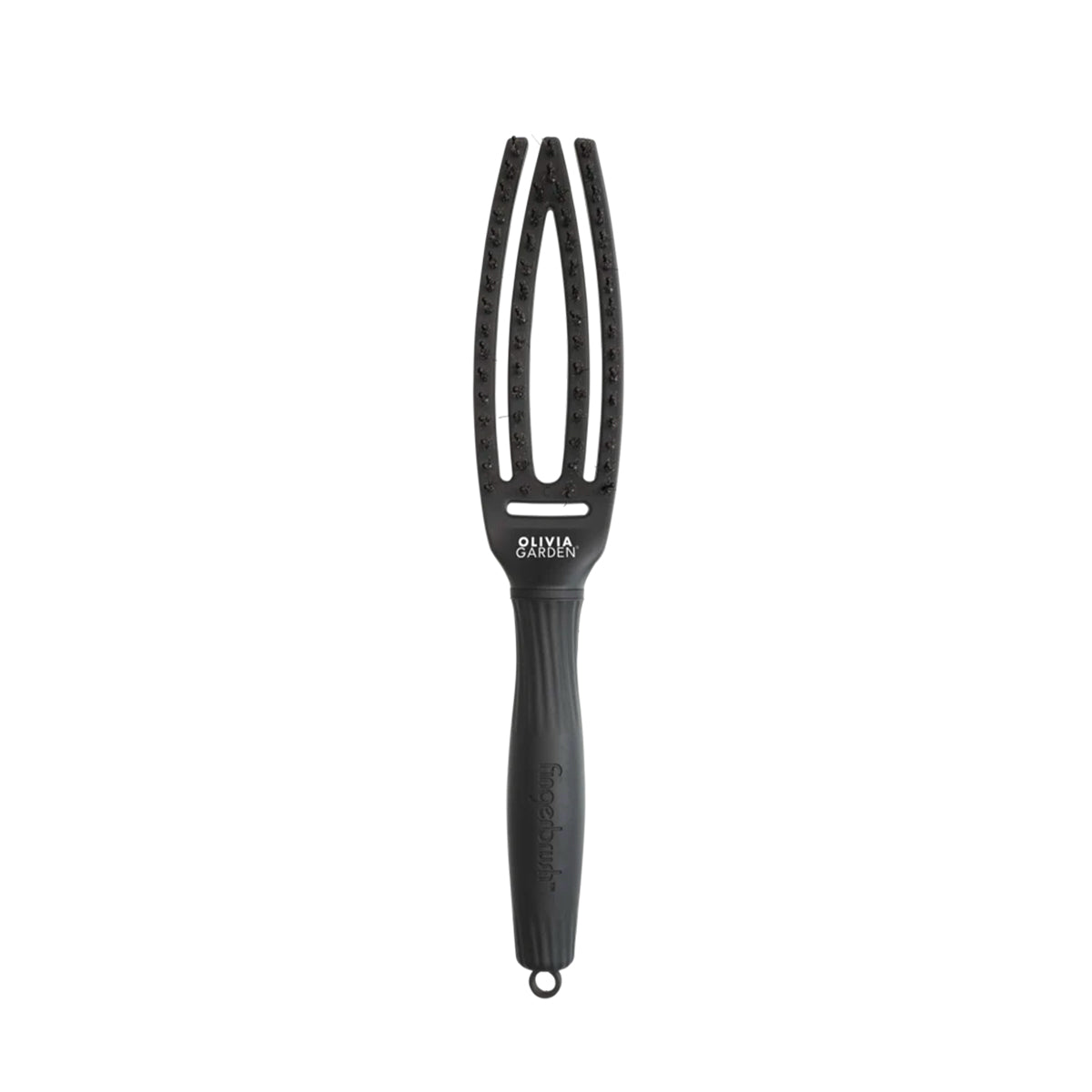 FINGERBRUSH Brush Black Nylon & Boar Bristles
