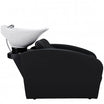 COMFORT Shampoo Unit White Bowl Electric Leg Rest