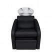 COMFORT Shampoo Unit White Bowl Electric Leg Rest