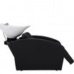 COMFORT Shampoo Unit White Bowl Electric Leg Rest