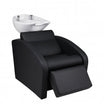 COMFORT Shampoo Unit White Bowl Electric Leg Rest
