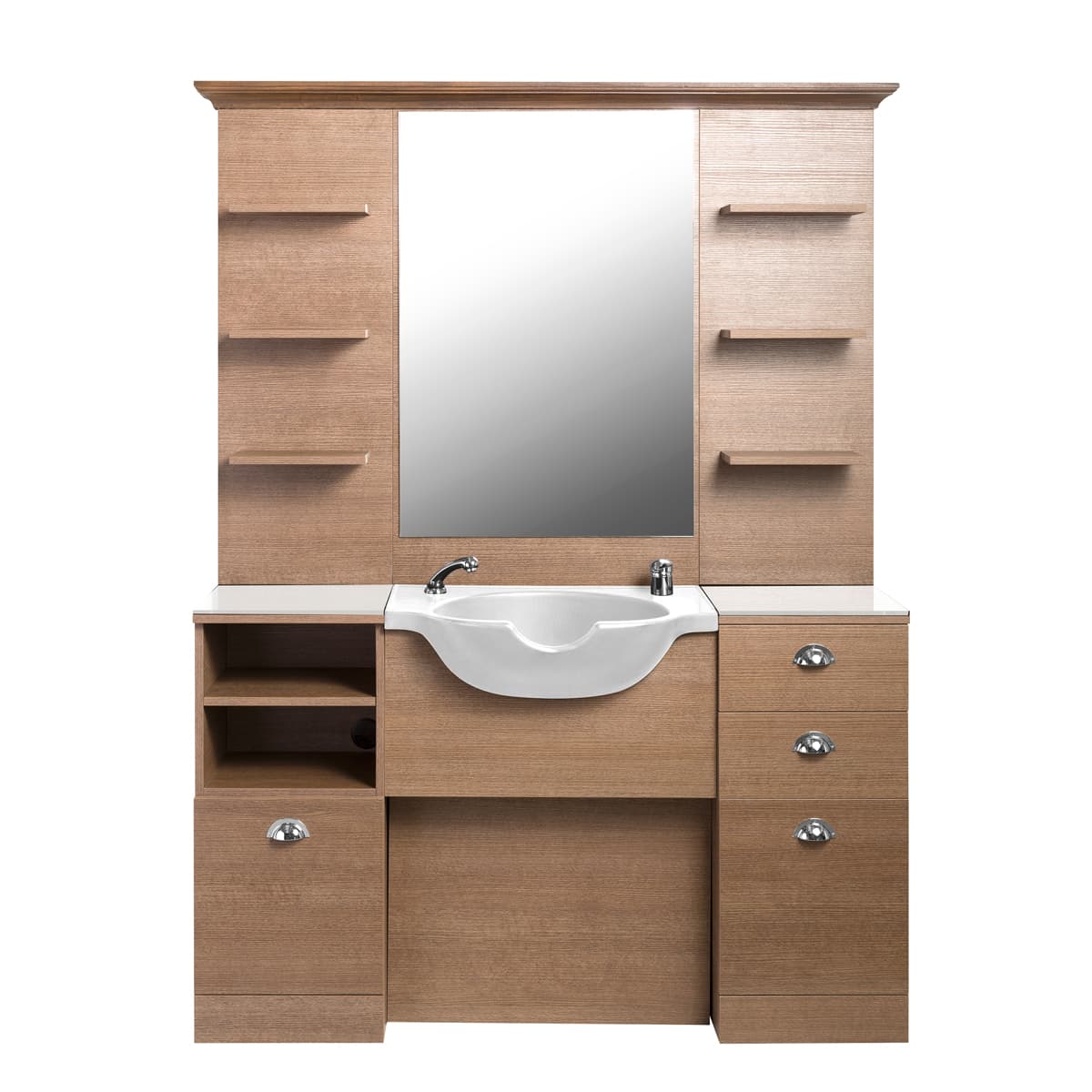 Barber Station Engadine Finish with White Bowl