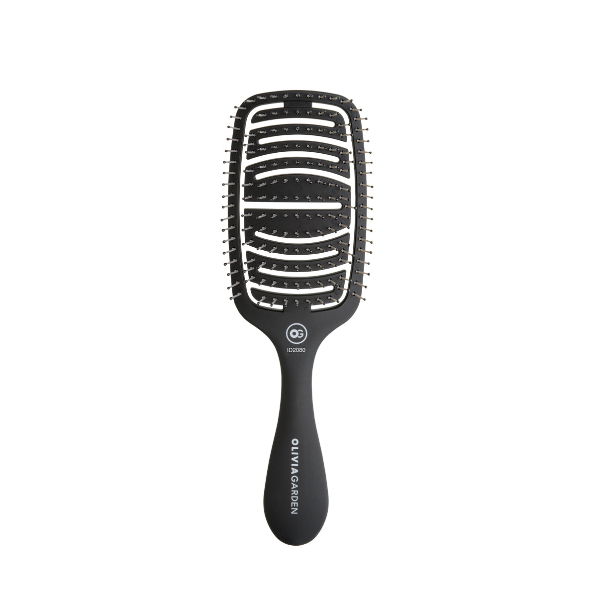 Essential Care Flex Matt Black brush for thick hair