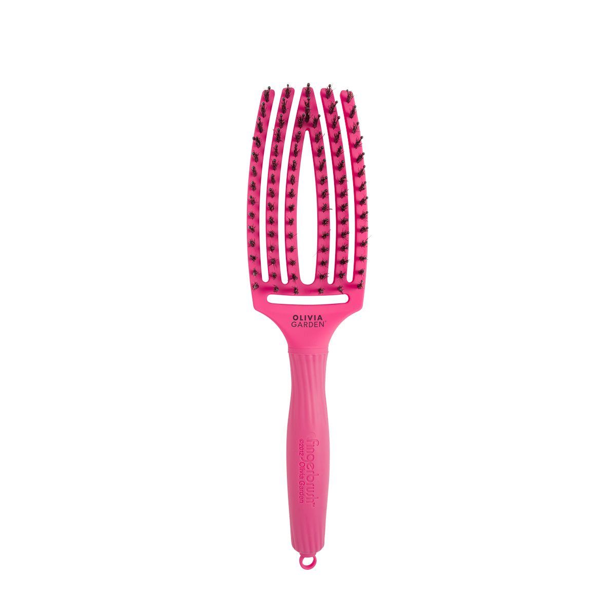 FINGERBRUSH CARE ICONIC Boar & Nylon Brush Hot Pink Size M