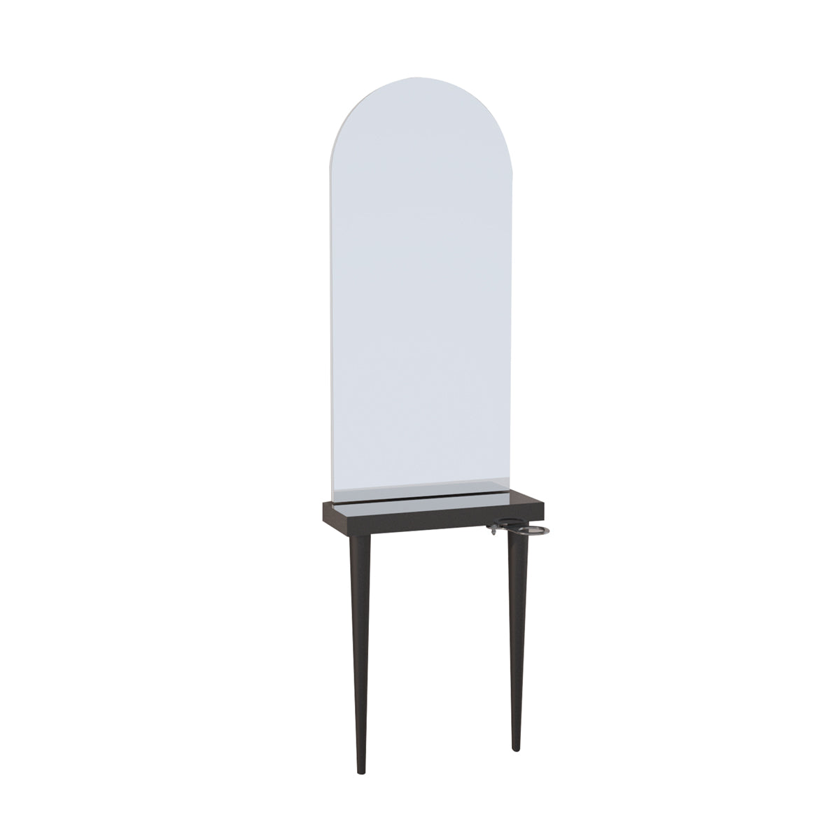 Wall-mounted Hairdresser Console with Wooden Shelf MISS ROSIE
