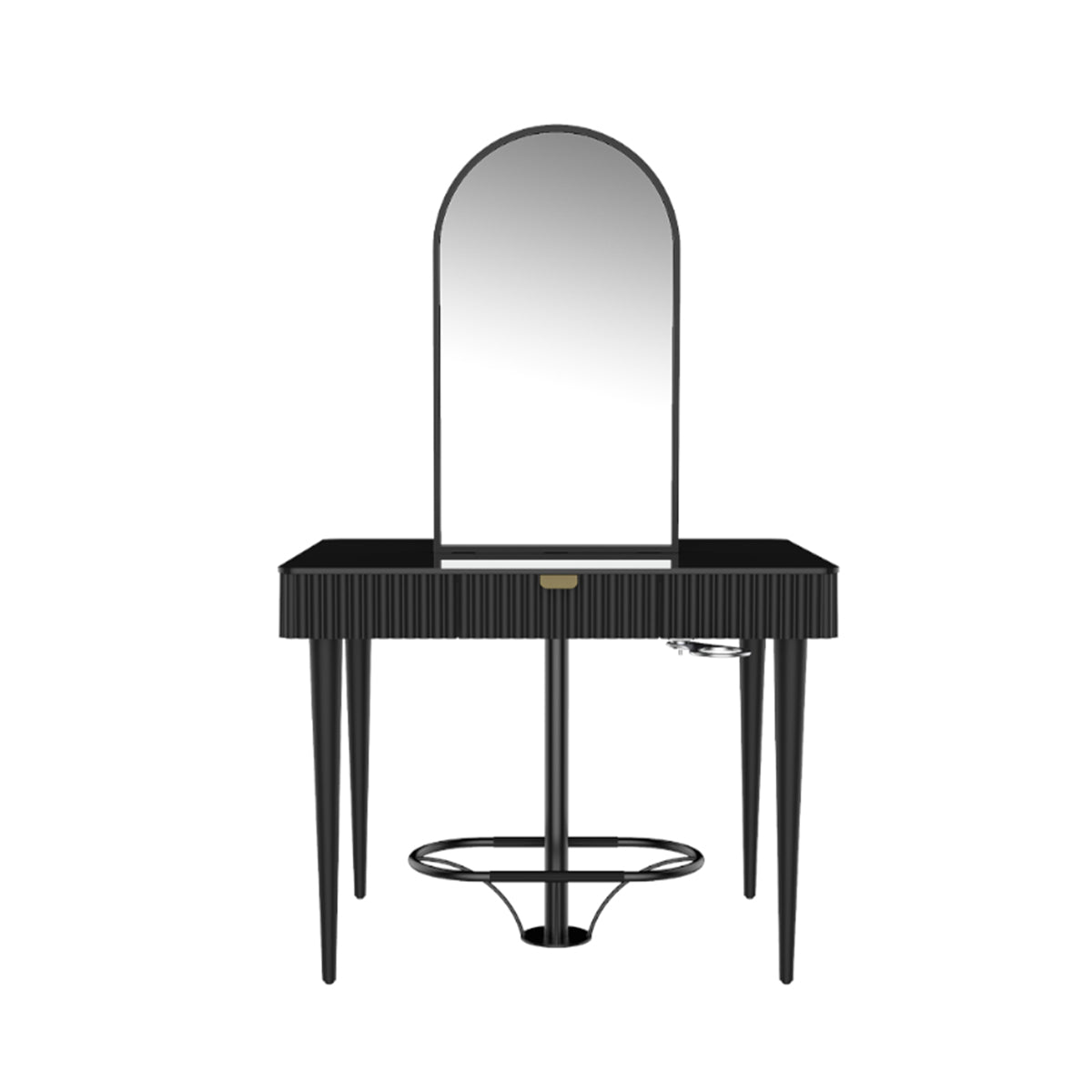 Coiffeuse SARAH Easy Centrale 2 Places Noir
