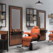 Coiffeuse RICHARD  Noire + Bois