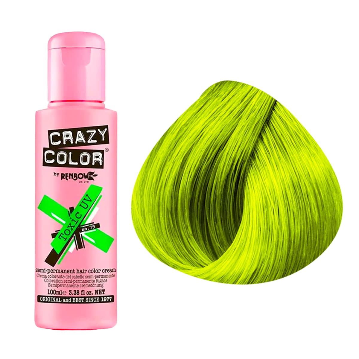Crazy Color semi-permanent hair dye