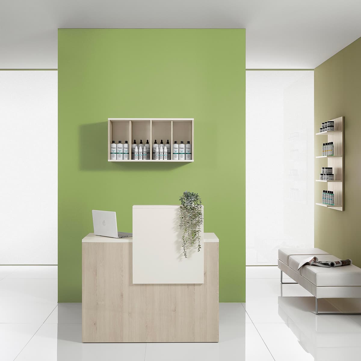 Natural Larch Reception Counter