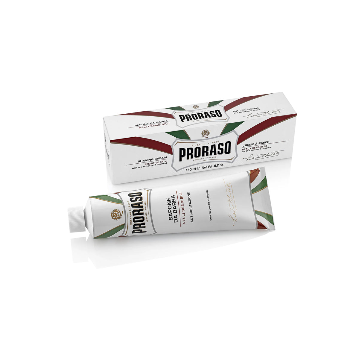 Shaving cream in a tube