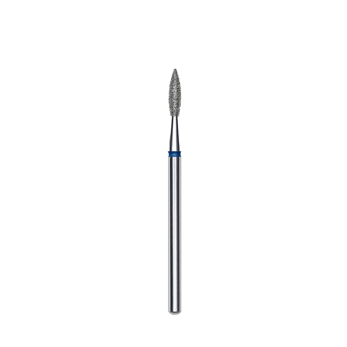 Pointed Flame Diamond Bit Blue Diameter 2.1mm