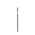 Pointed Flame Diamond Bit Blue Diameter 2.1mm