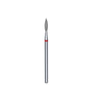 Red Pointed Flame Diamond Bit Diameter 2.1mm