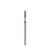 Red Flame Diamond Bit 2.3mm Diameter