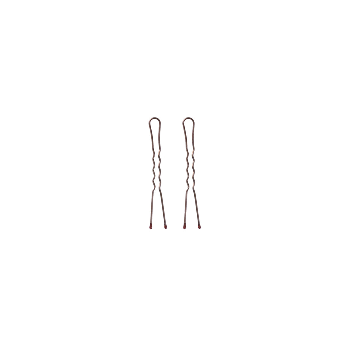 Bronze Wavy Kirby Grips 5cm Box of 200
