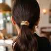 Elastique Cheveux Métallique Doré