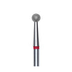 Embout Diamant Boule Rouge D3.5 Staleks