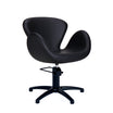Fauteuil de Coiffure CHLOE Noir Base Etoile Noire