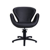 Fauteuil de Coiffure CHLOE Noir Base Etoile Noire