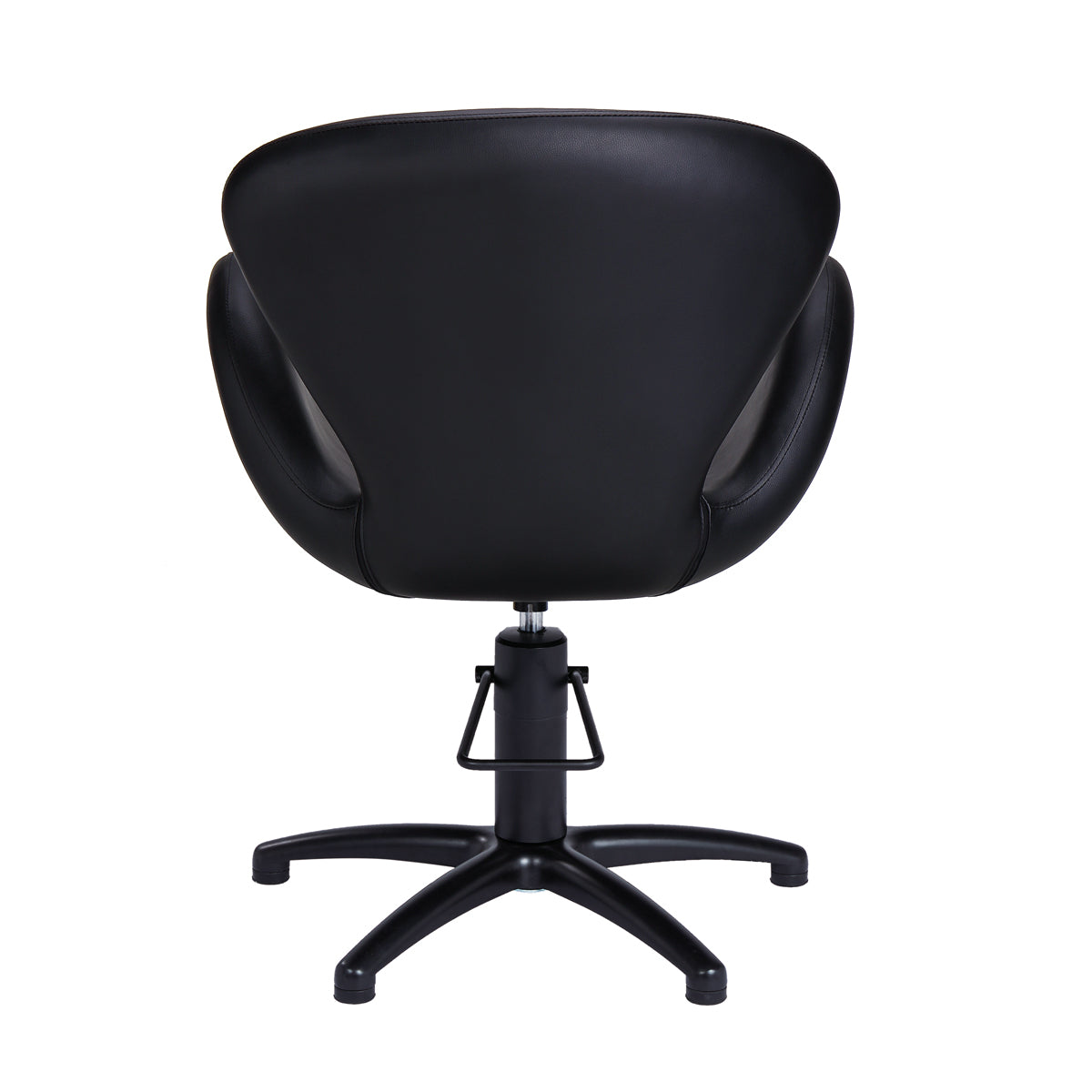 Fauteuil de Coiffure CHLOE Noir Base Etoile Noire