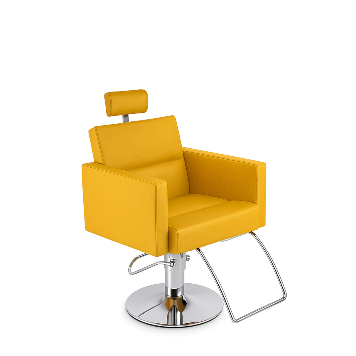 RIALTO REC Hairdressing Chair Madam Faux Leather Madam Round Base Footrest