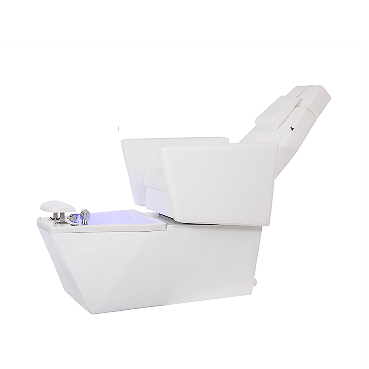 Fauteuil Pédicure GENTLE Bain de Pieds Blanc 2 Moteurs