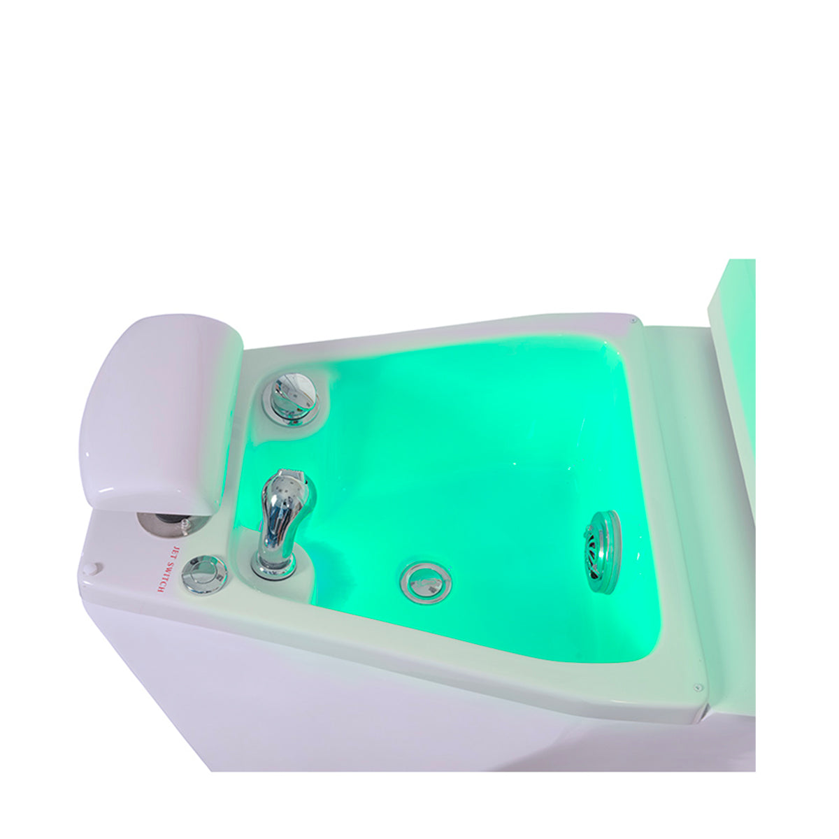 Fauteuil Pédicure GENTLE Bain de Pieds Blanc 2 Moteurs